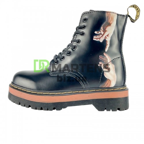 Jadon Smooth Leather Boots Brown The Creation of Adam