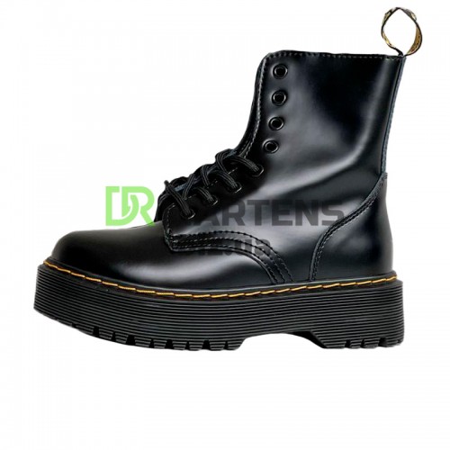 Jadon Smooth Leather Boots Zip Black